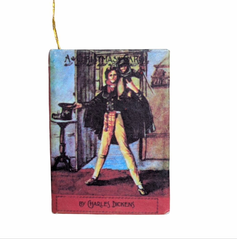 1979 A Christmas Carol McDonalds Our Holiday Gift To You Miniature Book Ornament